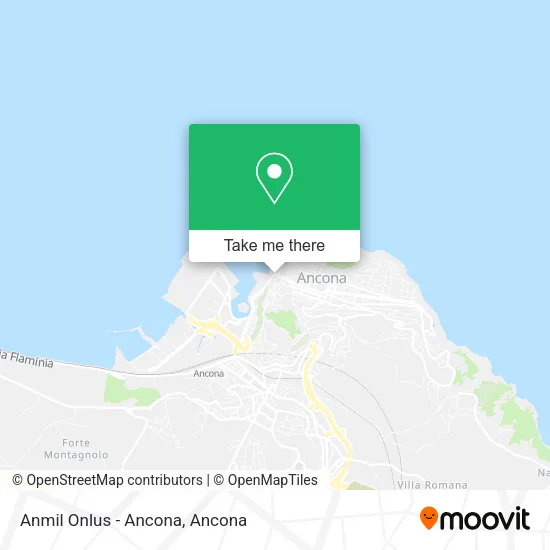 Anmil Onlus - Ancona map