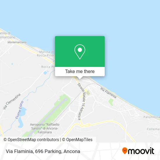 Flaminia Street, 696 Parking map