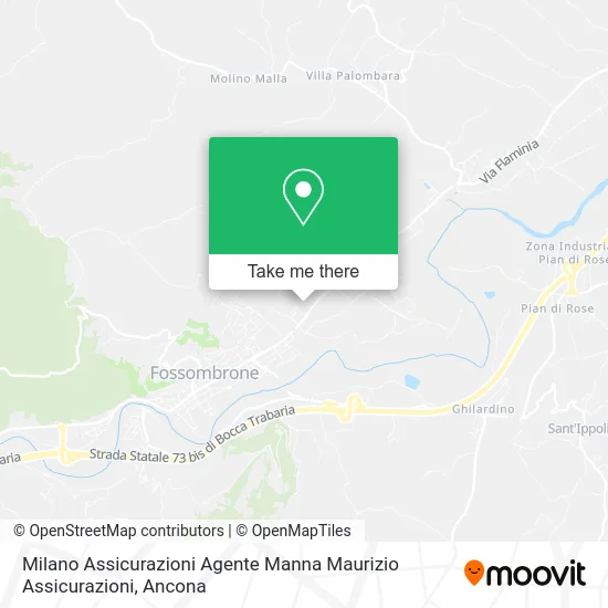 Milano Assicurazioni Agent Maurizio Manna Insurance map