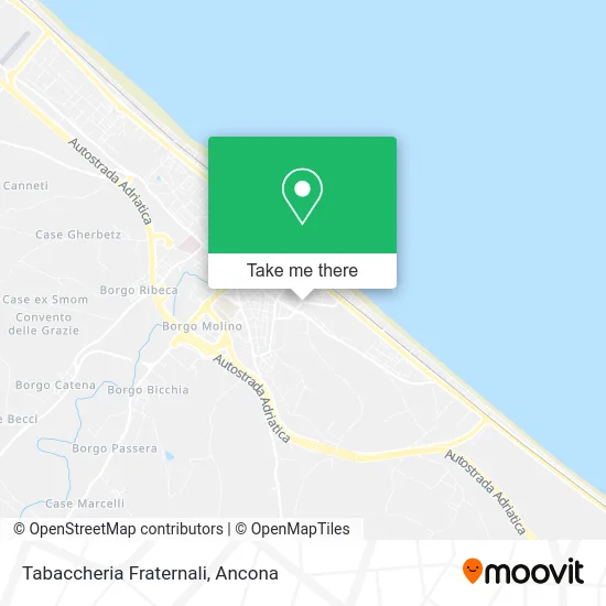 Fraternali Tobacco Shop map