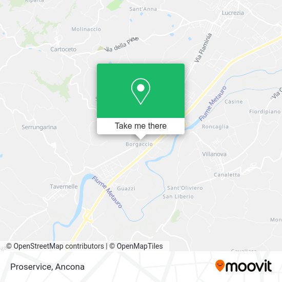 Proservice map