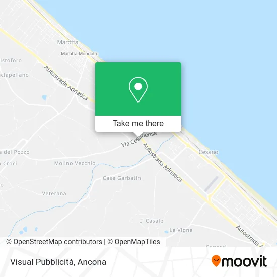 Visual Pubblicità map