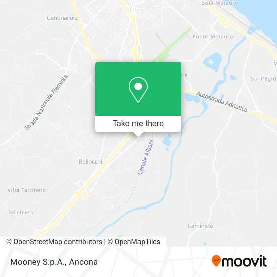 Mooney S.p.A. map