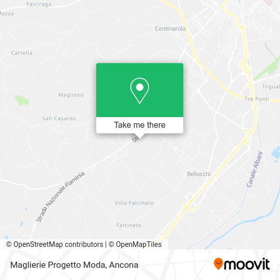 Maglierie Progetto Moda map