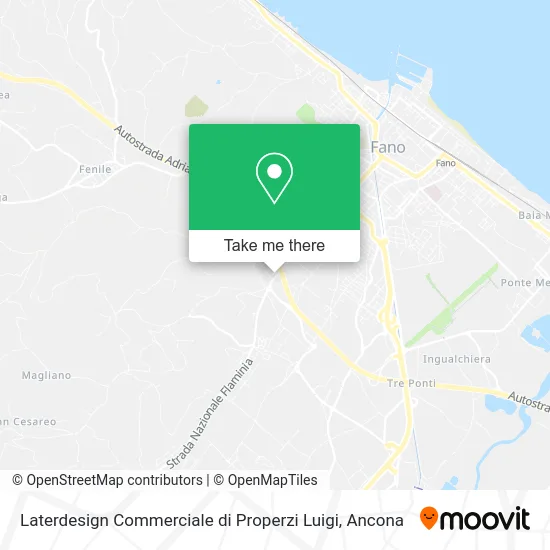 Laterdesign Commerciale di Properzi Luigi map