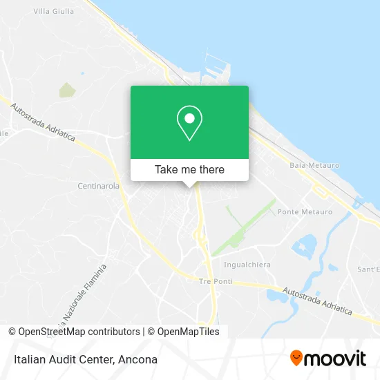 Italian Audit Center map