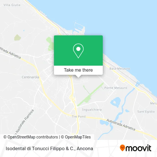 Isodental di Tonucci Filippo & C. map