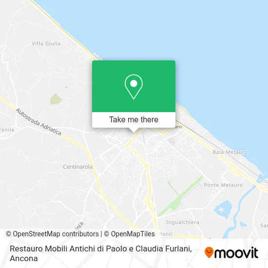 Restauro Mobili Antichi di Paolo e Claudia Furlani map
