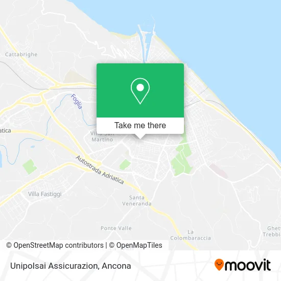 Unipolsai Assicurazion map