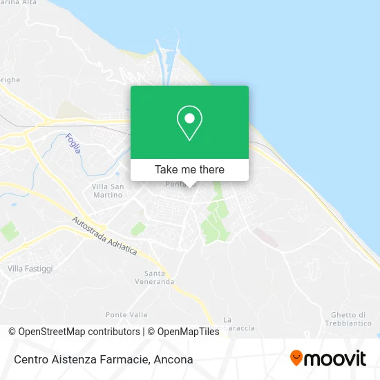 Pharmacy Assistance Center map