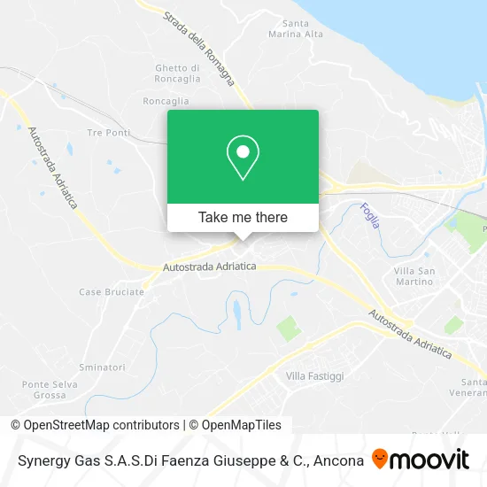 Synergy Gas S.A.S.Di Faenza Giuseppe & C. map