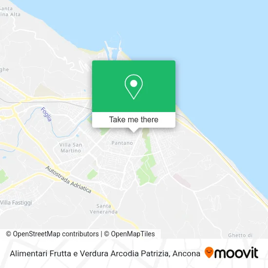 Alimentari Frutta e Verdura Arcodia Patrizia map