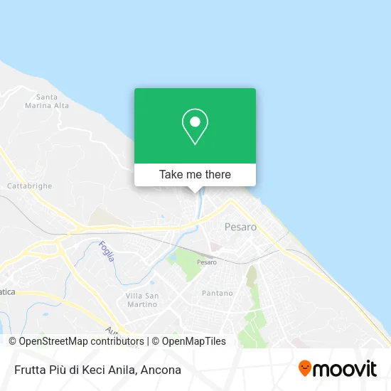 Frutta Più di Keci Anila map