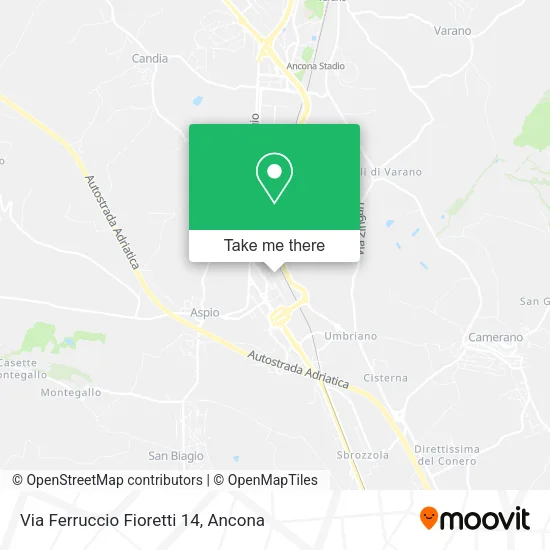 Via Ferruccio Fioretti 14 map