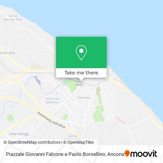 Piazzale Giovanni Falcone e Paolo Borsellino map