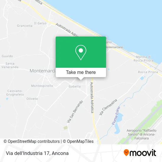 Via dell'Industria 17 map