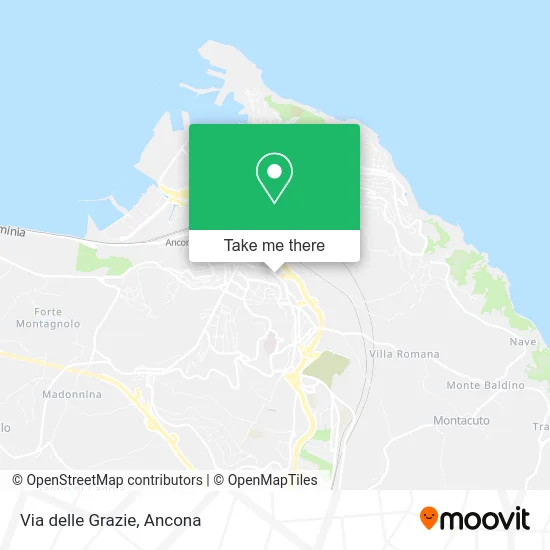 Via delle Grazie map