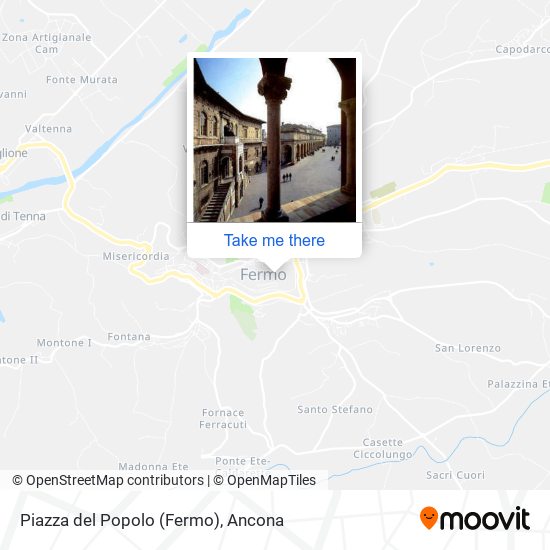 Piazza del Popolo (Fermo) map