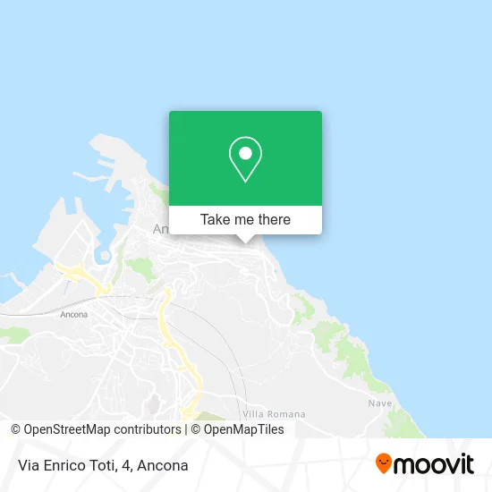 Enrico Toti Street, 4 map