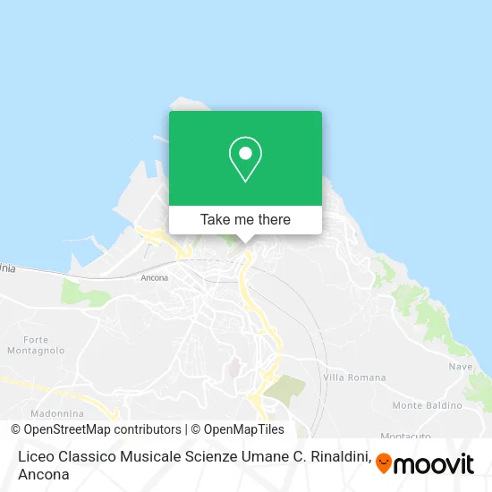 Liceo Classico Musicale Scienze Umane C. Rinaldini map