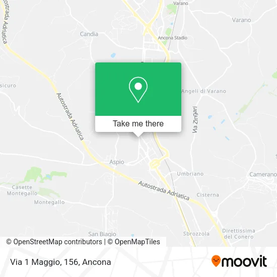 Via 1 Maggio, 156 map