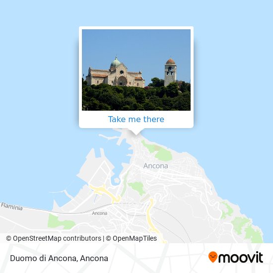 Duomo di Ancona map