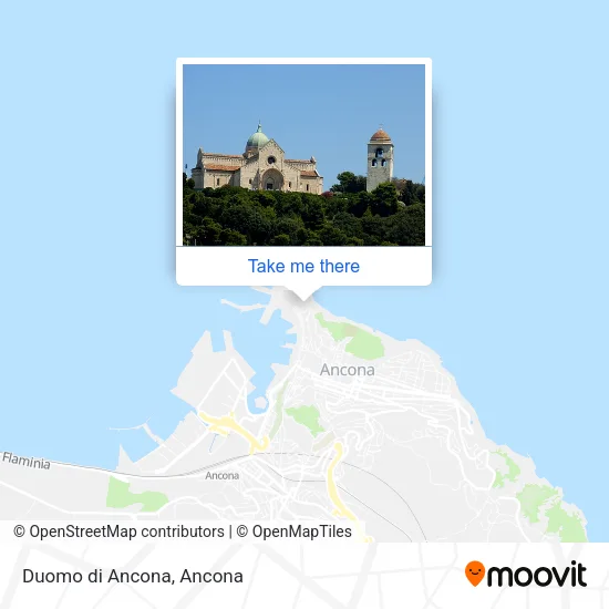 Duomo di Ancona map