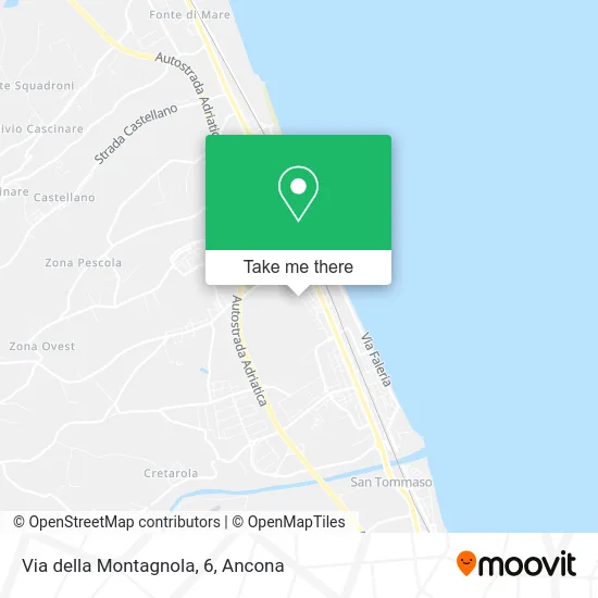 Via della Montagnola, 6 map