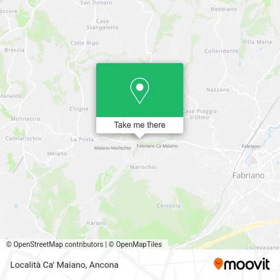 Località Ca' Maiano map