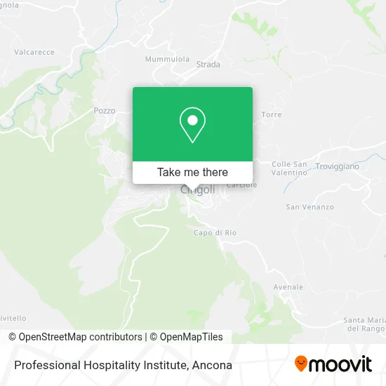 Professional Hospitality Institute map
