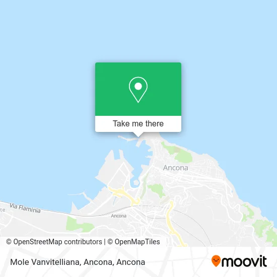 Mole Vanvitelliana, Ancona map