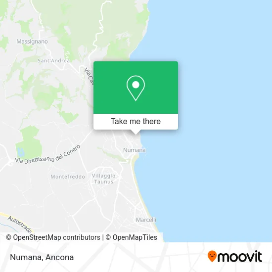 Numana map