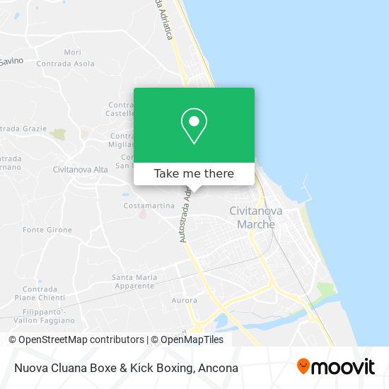 Nuova Cluana Boxe & Kick Boxing map