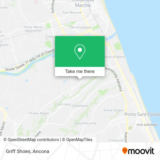 Griff Shoes map