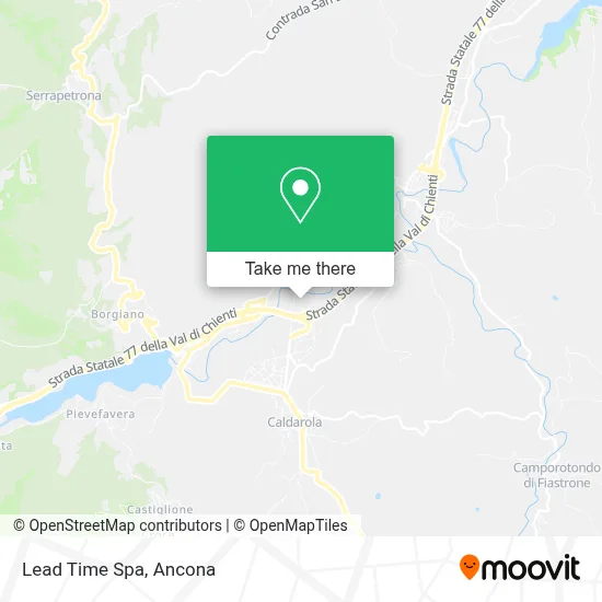 Lead Time Spa map