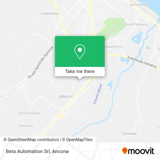 Beta Automation Srl map
