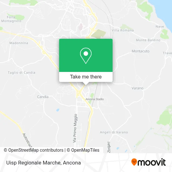 Uisp Regionale Marche map