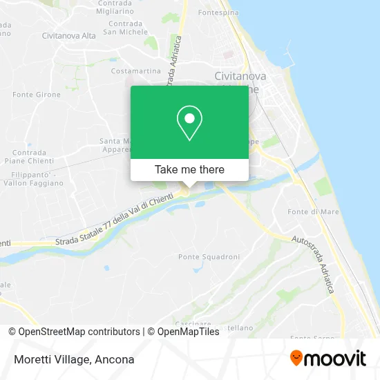 Moretti Village map