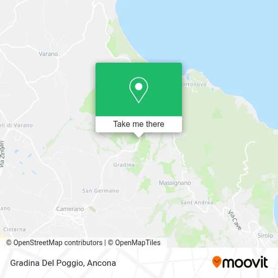 Gradina Del Poggio map