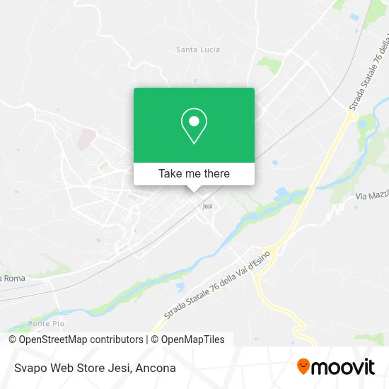 Svapo Web Store Jesi map