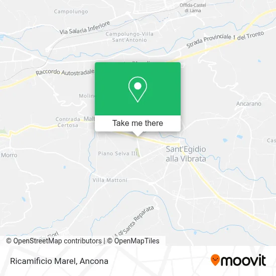 Ricamificio Marel map