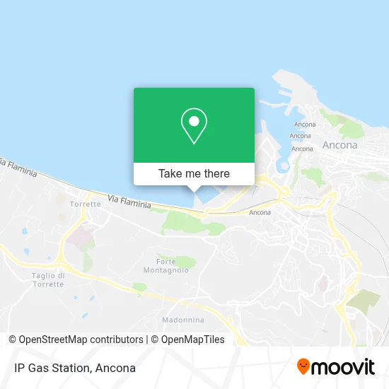IP Gas Station map
