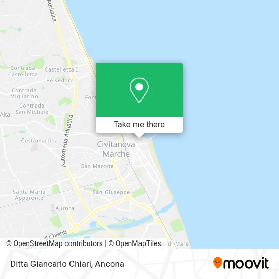 Ditta Giancarlo Chiari map