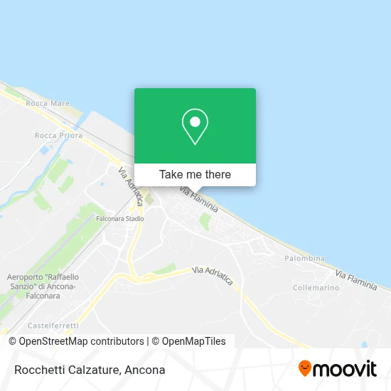Rocchetti Calzature map