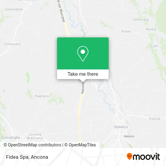 Fidea Spa map