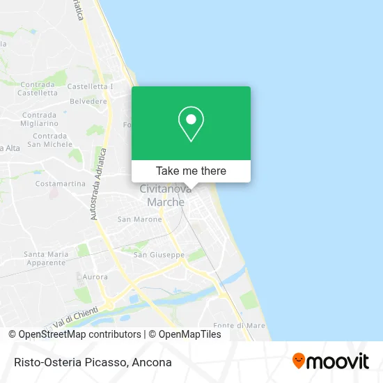 Risto-Osteria Picasso map