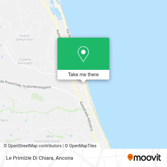 Le Primizie Di Chiara map
