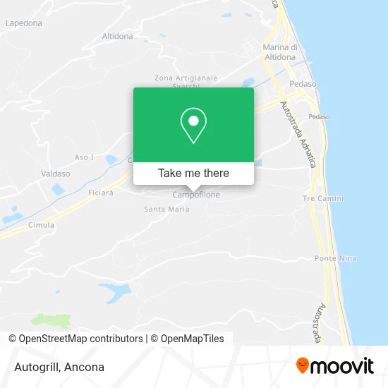 Autogrill map