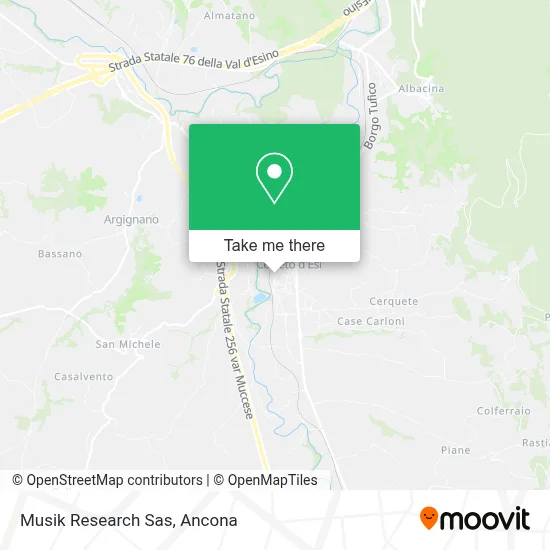 Musik Research Sas map