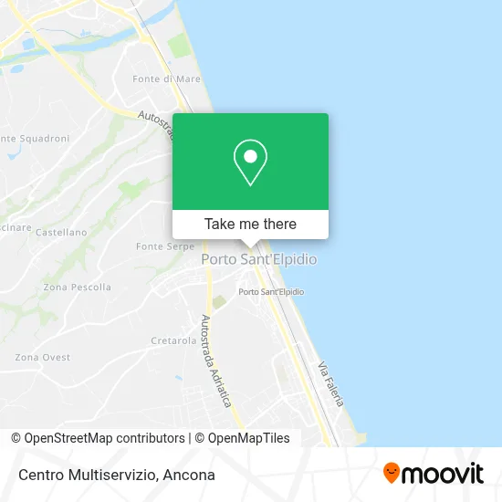 Centro Multiservizio map